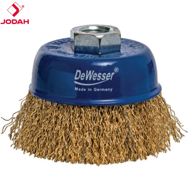 DEWESSER CUP WIRE BRUSH CRIMPED