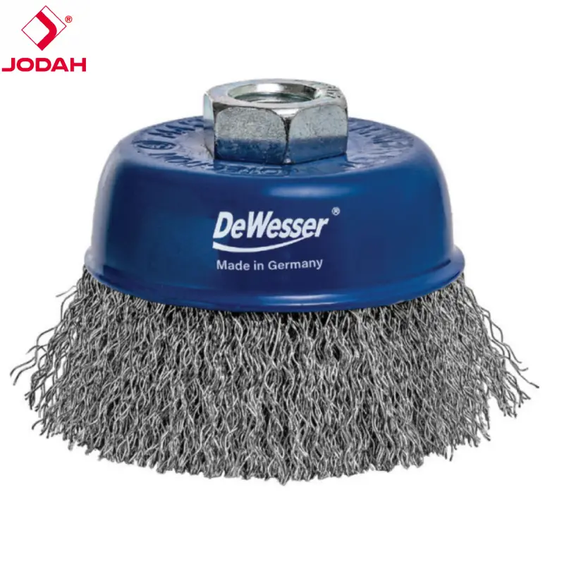 DEWESSER CUP WIRE BRUSH CRIMPED SS