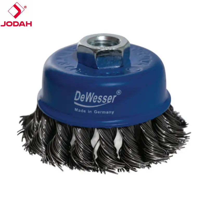 DEWESSER CUP WIRE BRUSH TWISTED