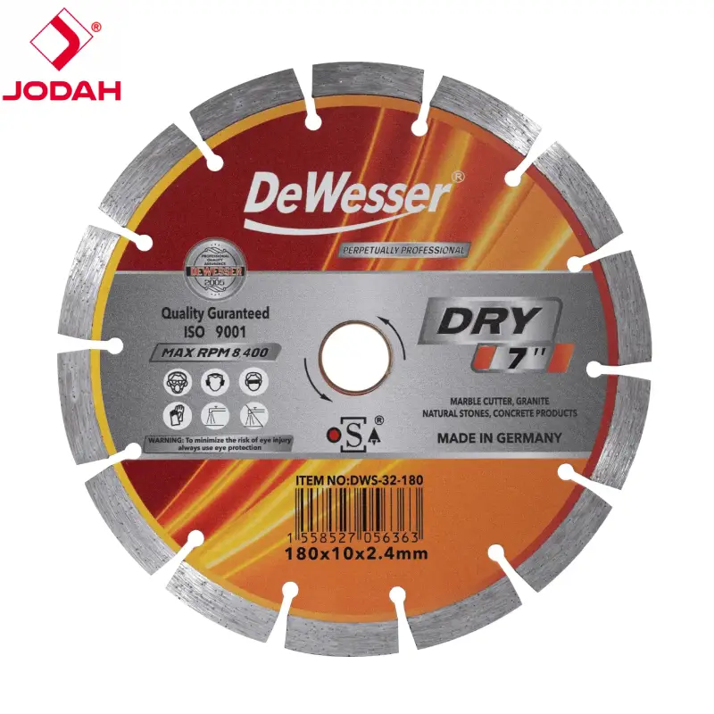 DEWESSER  DIAMOND CUTTING DISC SEGMENTED