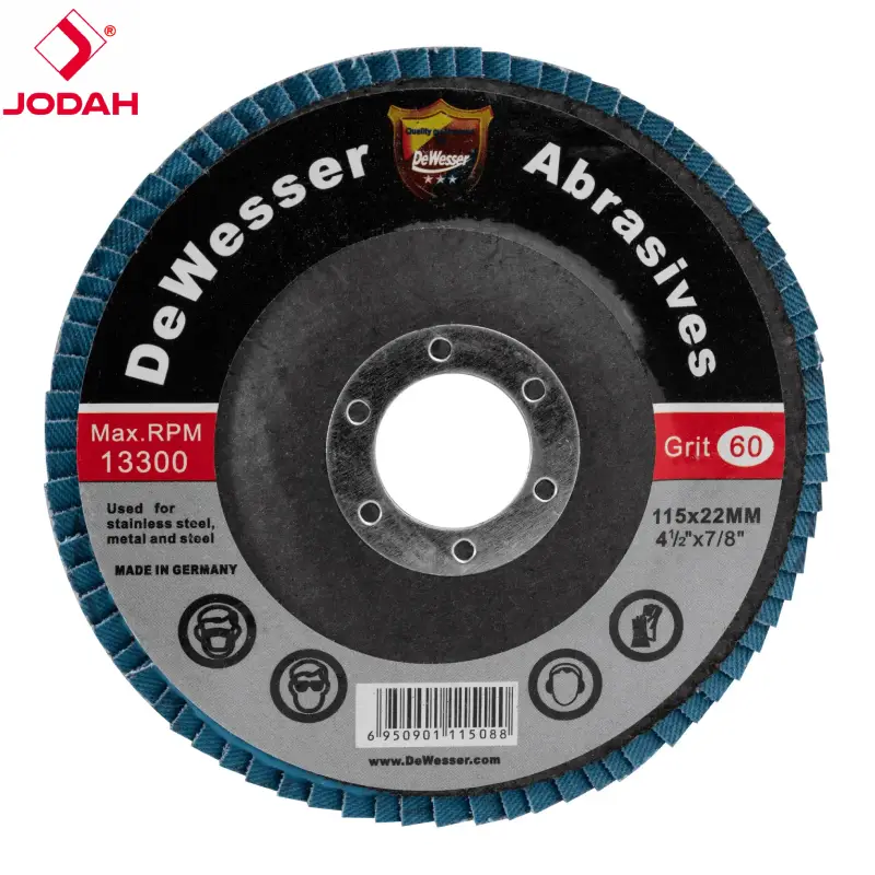 DEWESSER FLAP DISC FOR STAINLESS STEEL