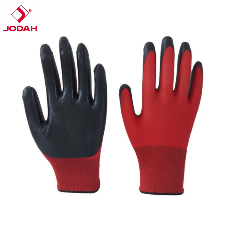 Nitrile Palm Coated Safety Work Gloves
